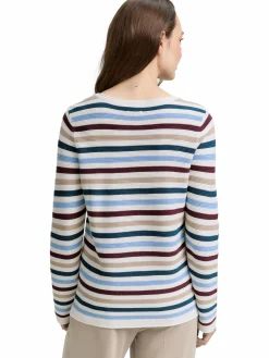 Damen Tom Tailor Damen Pullover in Ottoman Ripp