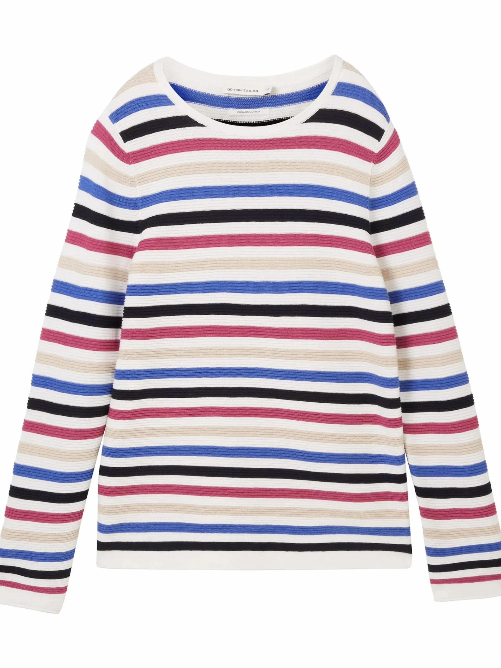 Damen Tom Tailor Damen Pullover in Ottoman Ripp