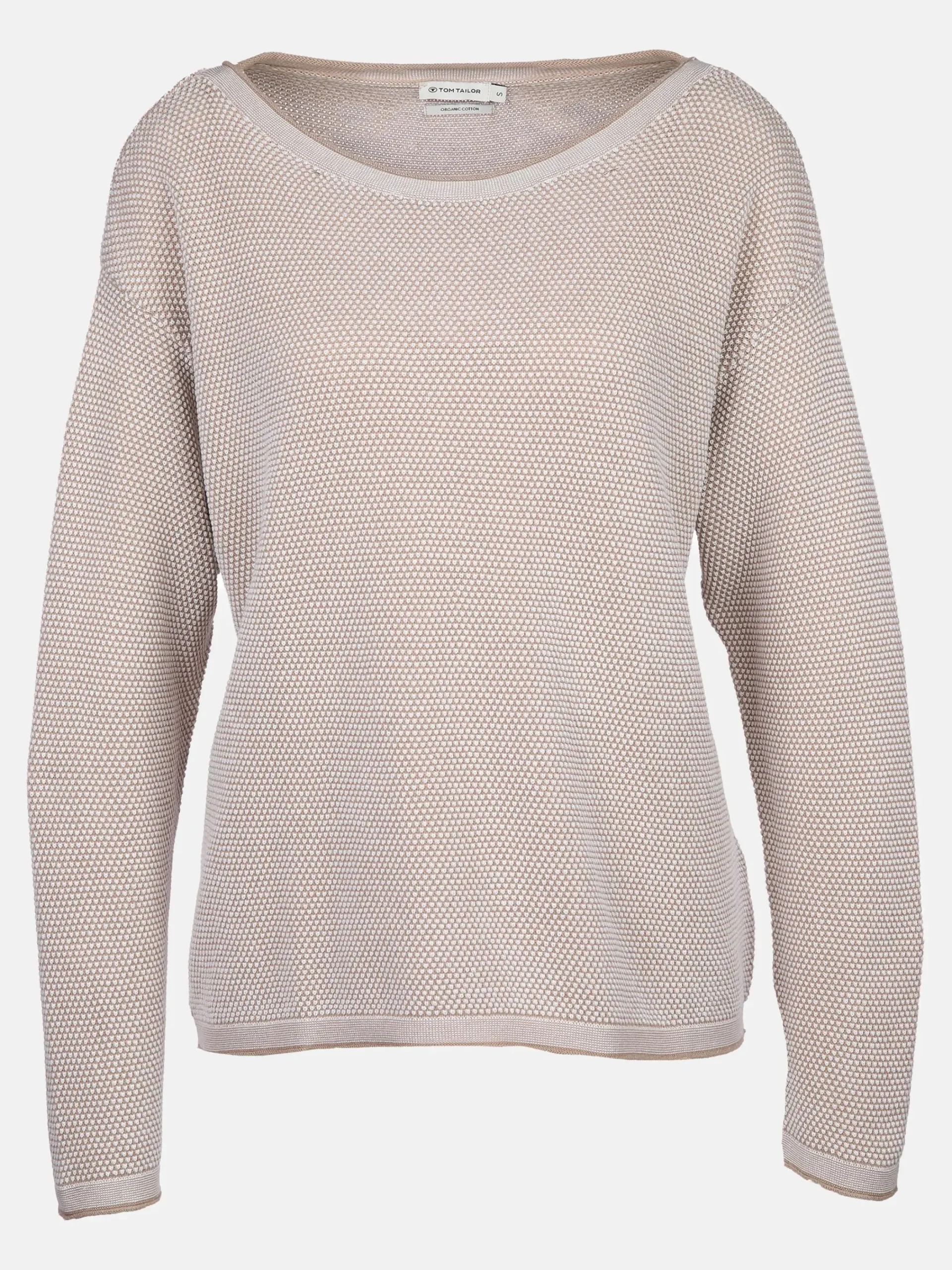 Damen Tom Tailor Damen Pullover in Waffelstruktur