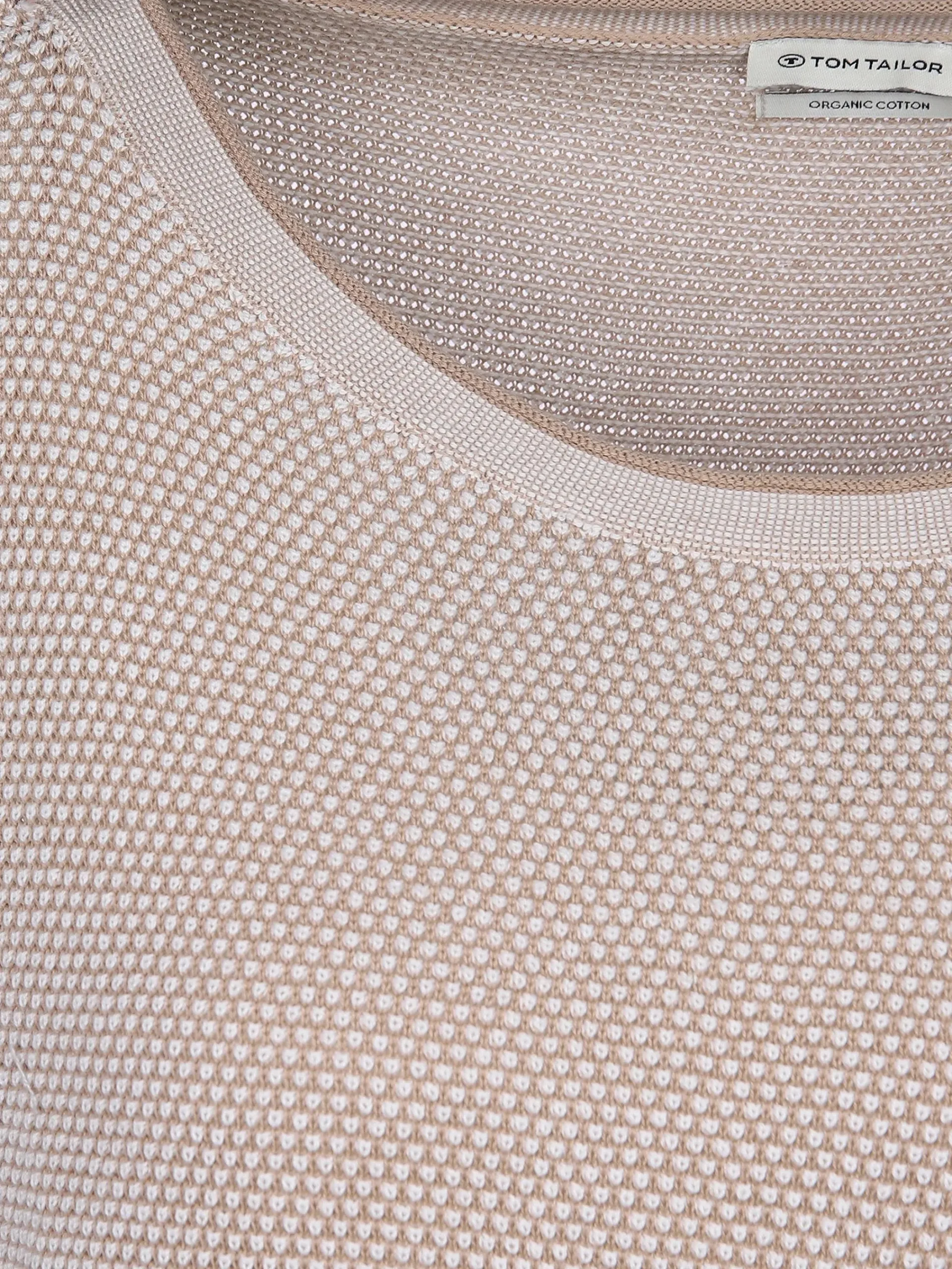 Damen Tom Tailor Damen Pullover in Waffelstruktur