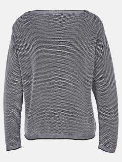 Damen Tom Tailor Damen Pullover in Waffelstruktur