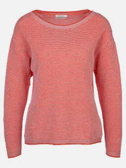 Damen Tom Tailor Damen Pullover in Waffelstruktur