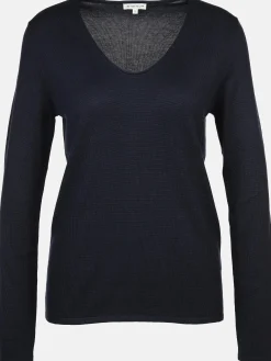 Damen Tom Tailor Damen Pullover mit V-Ausschnitt
