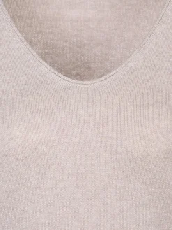 Damen Tom Tailor Damen Pullover mit V-Ausschnitt