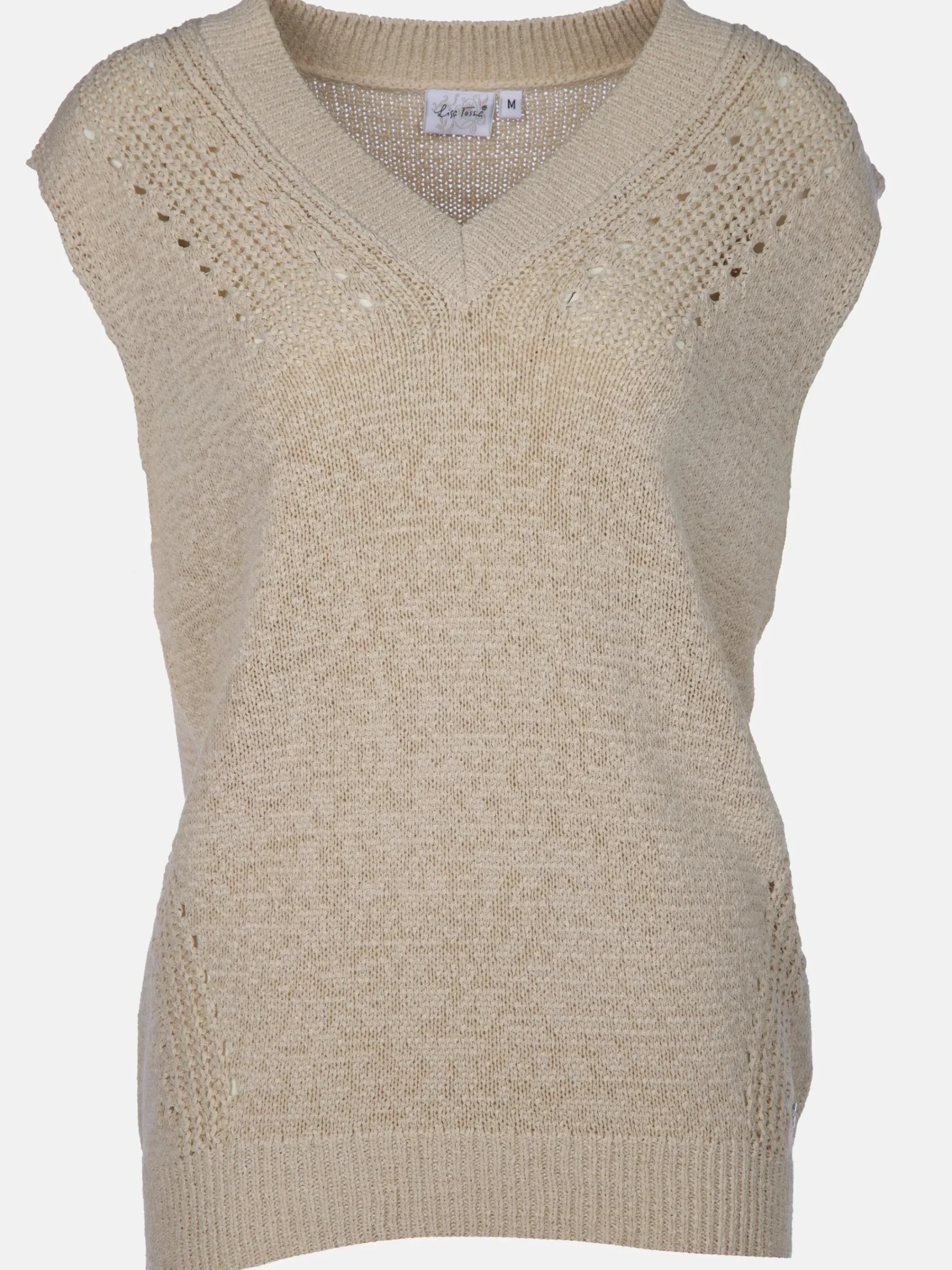 Damen Lisa Tossa Damen Pullunder mit V-Ausschnitt