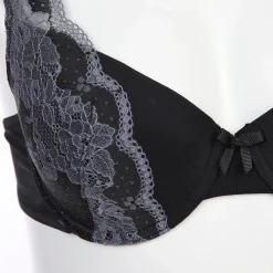 Damen Sure Damen Push Up BH mit Spitzenbesatz