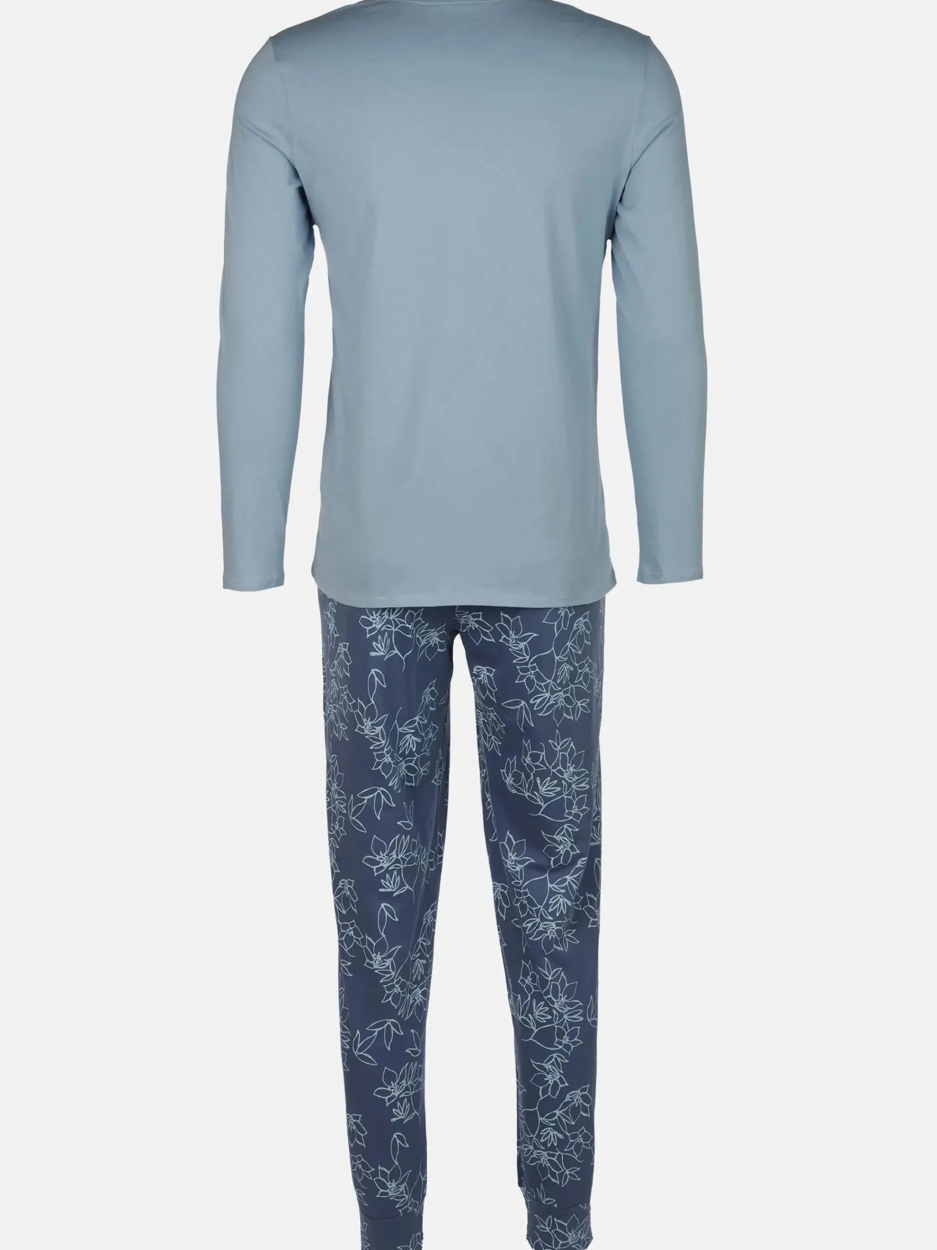 Damen UNCOVER by Schiesser Damen Pyjama mit gemusterter Hose