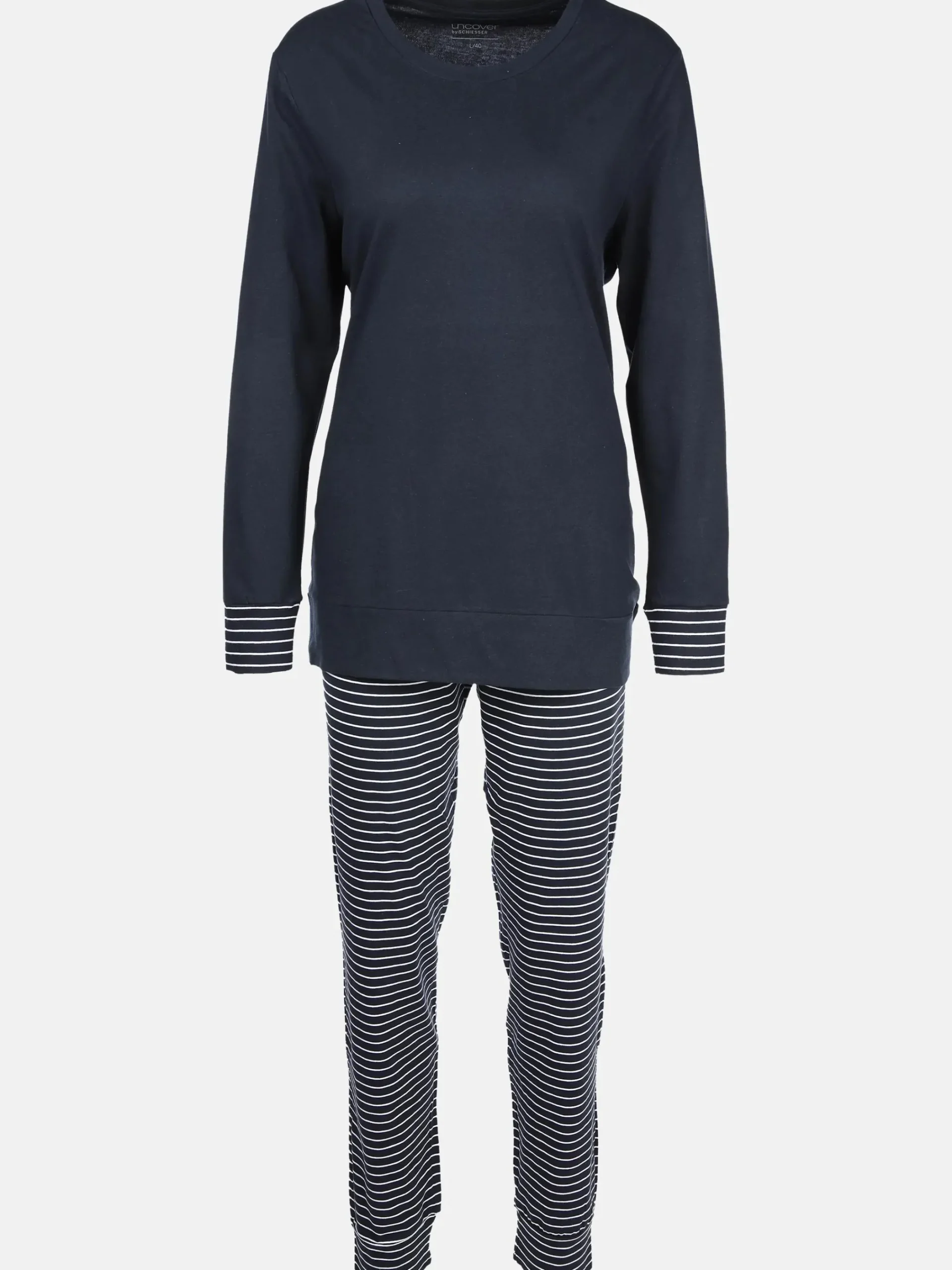 Damen Schiesser Damen Pyjama mit Streifen