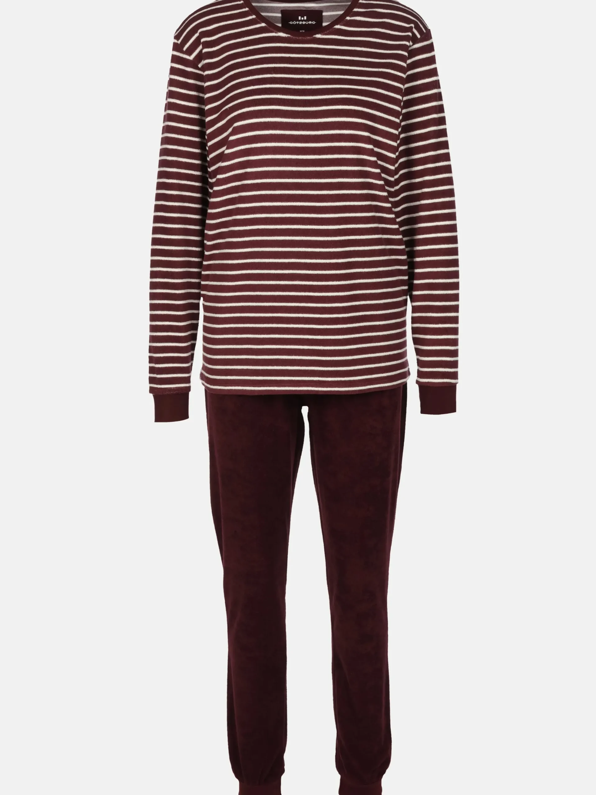 Damen Götzburg Damen Pyjama mit Streifen