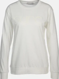 Damen Sure Damen Pyjama-Oberteil mit Logoprint