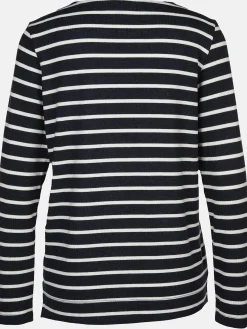 Damen Sure Damen Ringelshirt in Strickoptik