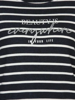 Damen Sure Damen Ringelshirt in Strickoptik