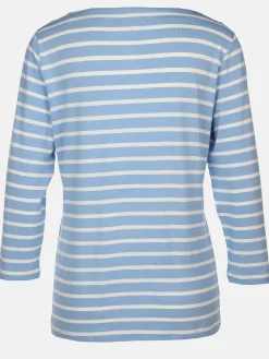 Damen Lisa Tossa Damen Ringelshirt mit Glitzerprint