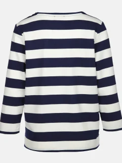 Damen Lisa Tossa Damen Ringelshirt mit Strasssteinchen