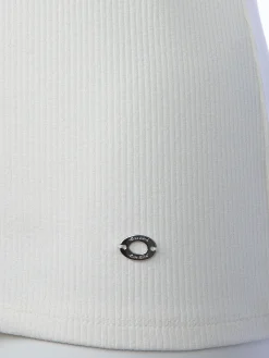 Damen Lisa Tossa Damen Ripp Top unifarben