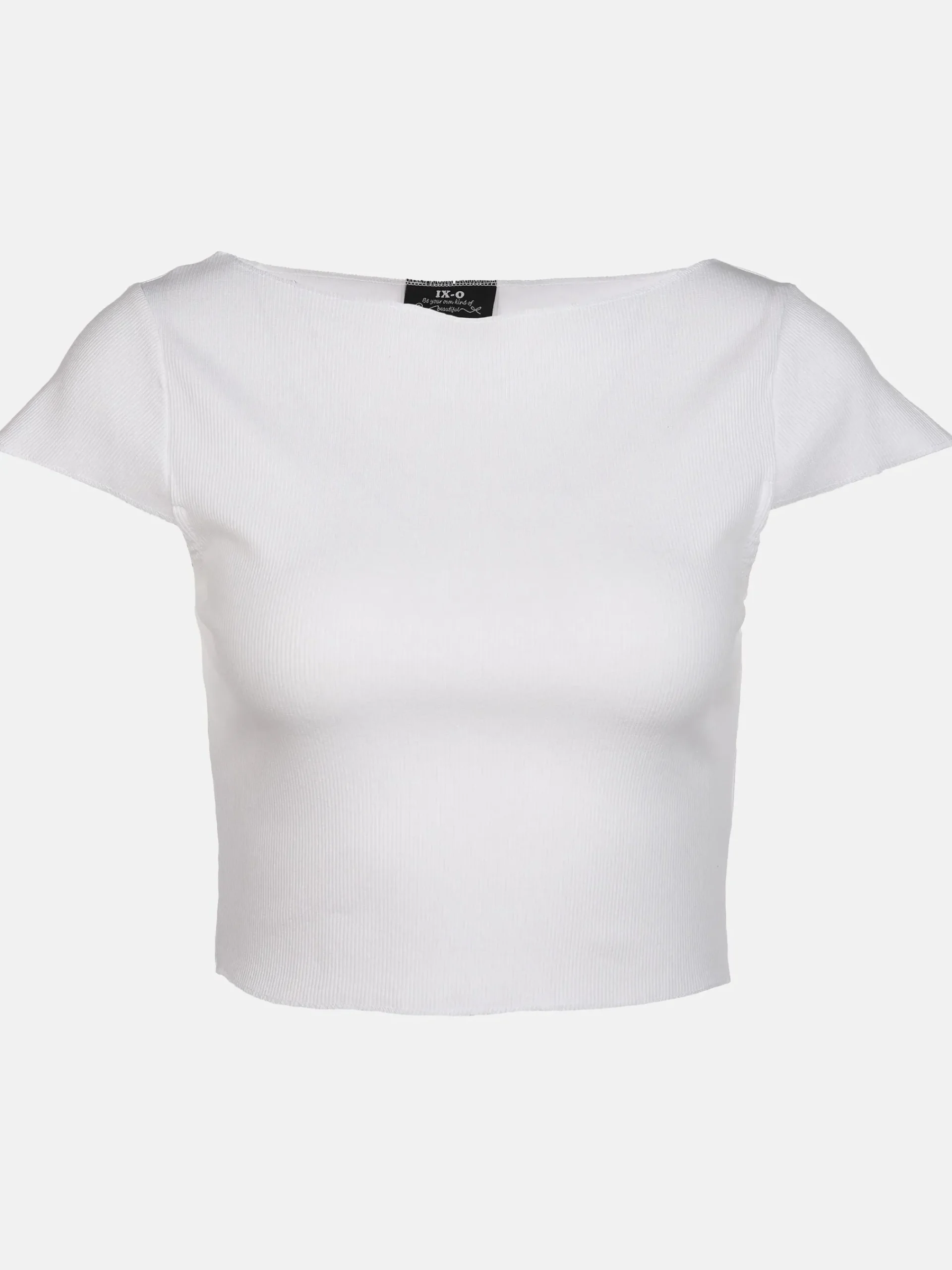 Damen IX-O Damen Rippshirt im Cropped Style