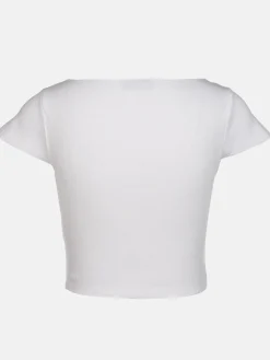 Damen IX-O Damen Rippshirt im Cropped Style