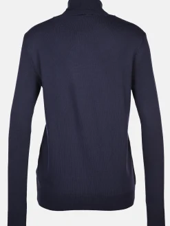 Damen Lisa Tossa Damen Rollkragen Pullover unifarben