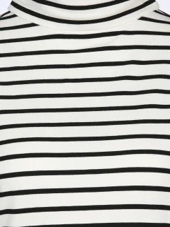 Damen Lisa Tossa Damen Rollkragenshirt mit Streifen