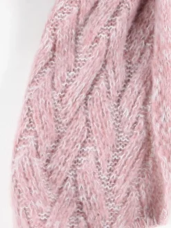 Damen Lisa Tossa Damen Schal mit hübschem Strickmuster