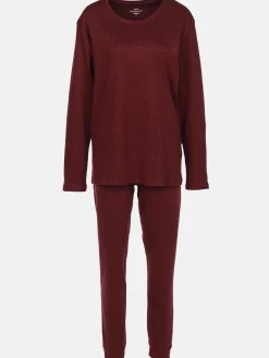 Damen Götzburg Damen Schlafanzug mit schlichterm Muster