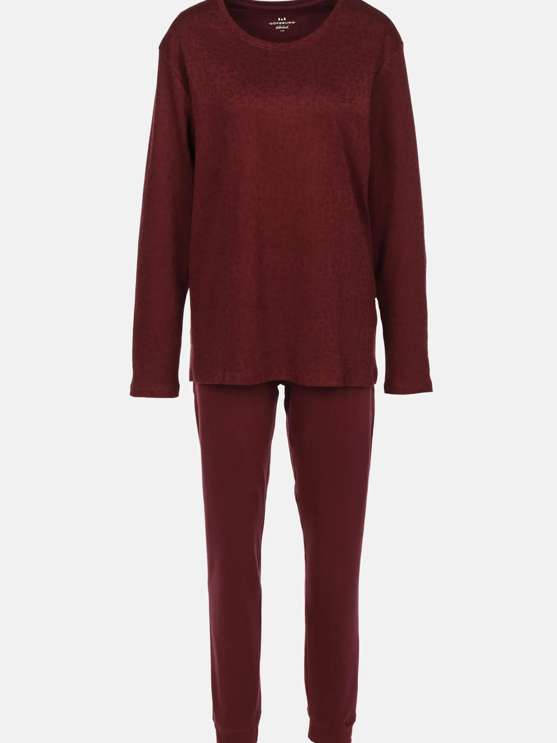 Damen Götzburg Damen Schlafanzug mit schlichterm Muster