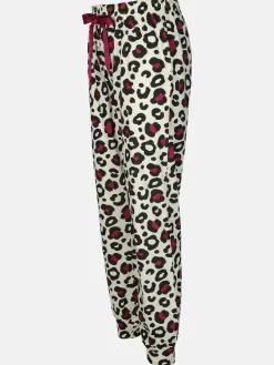 Damen Sure Damen Schlafanzughose im Leostyle