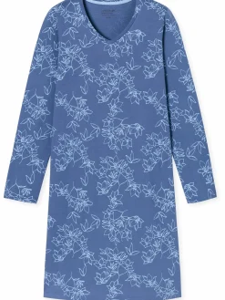 Damen UNCOVER by Schiesser Damen Schlafshirt in langer Ausführung