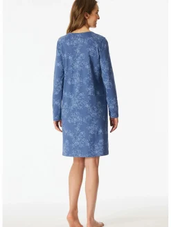 Damen UNCOVER by Schiesser Damen Schlafshirt in langer Ausführung