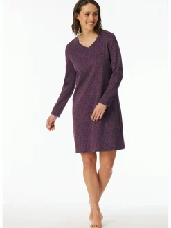 Damen UNCOVER by Schiesser Damen Schlafshirt in langer Ausführung