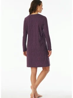 Damen UNCOVER by Schiesser Damen Schlafshirt in langer Ausführung