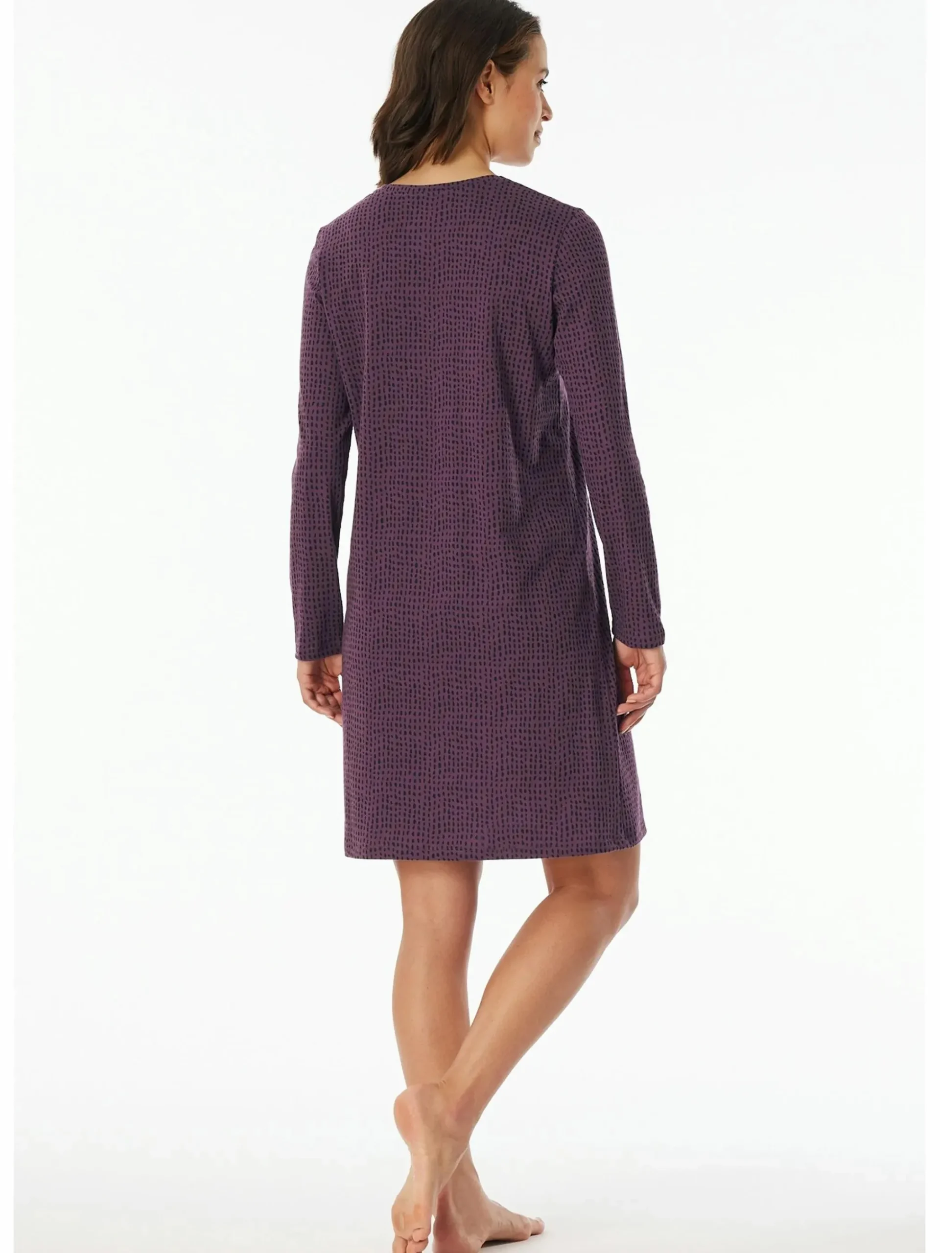 Damen UNCOVER by Schiesser Damen Schlafshirt in langer Ausführung