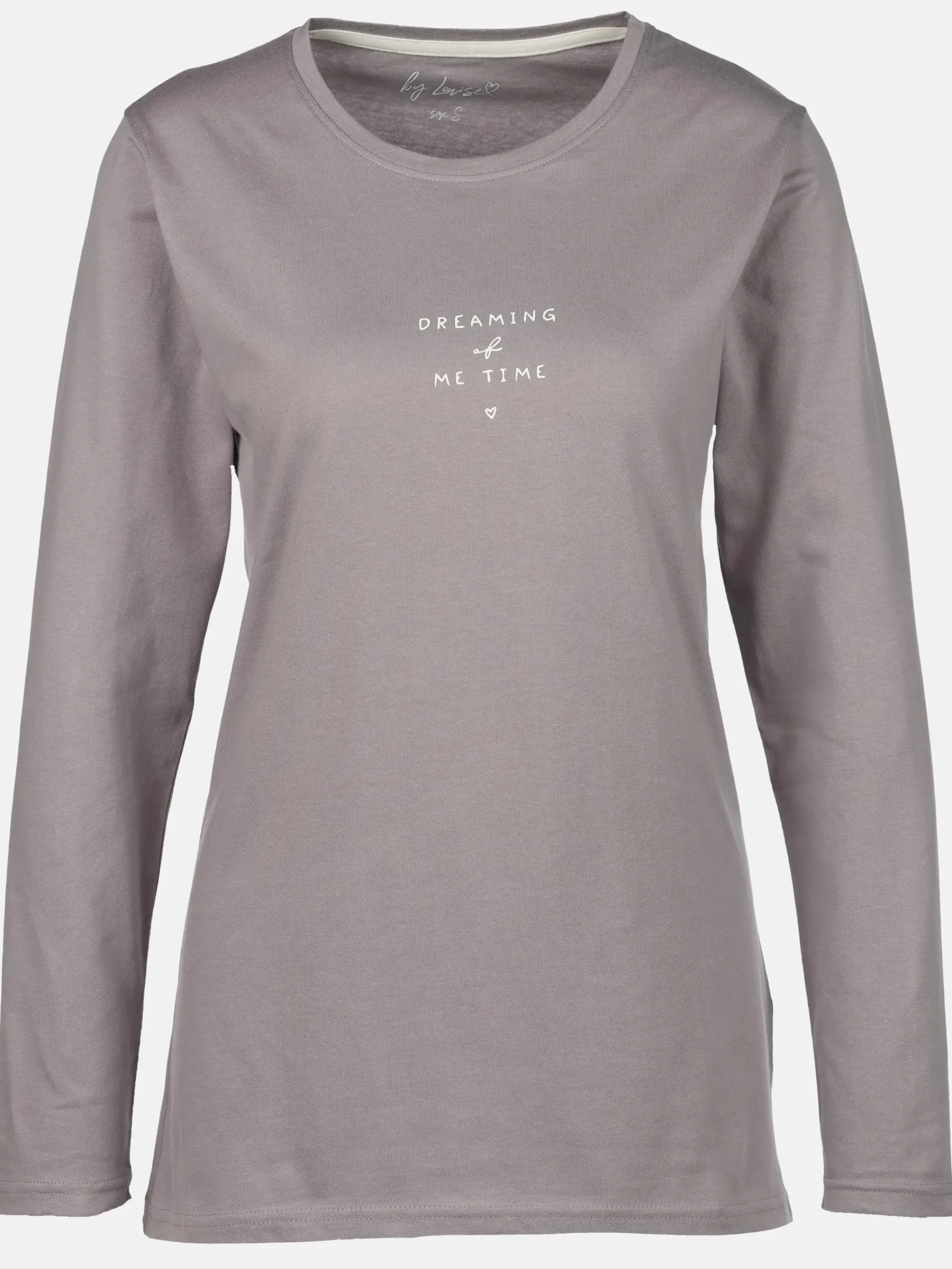 Damen byLouise Damen Schlafshirt mit kleinem Schriftzug