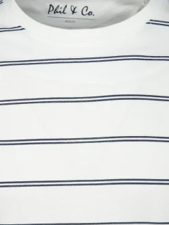 Herren Phil+Co Damen Schlafshirt mit Streifen