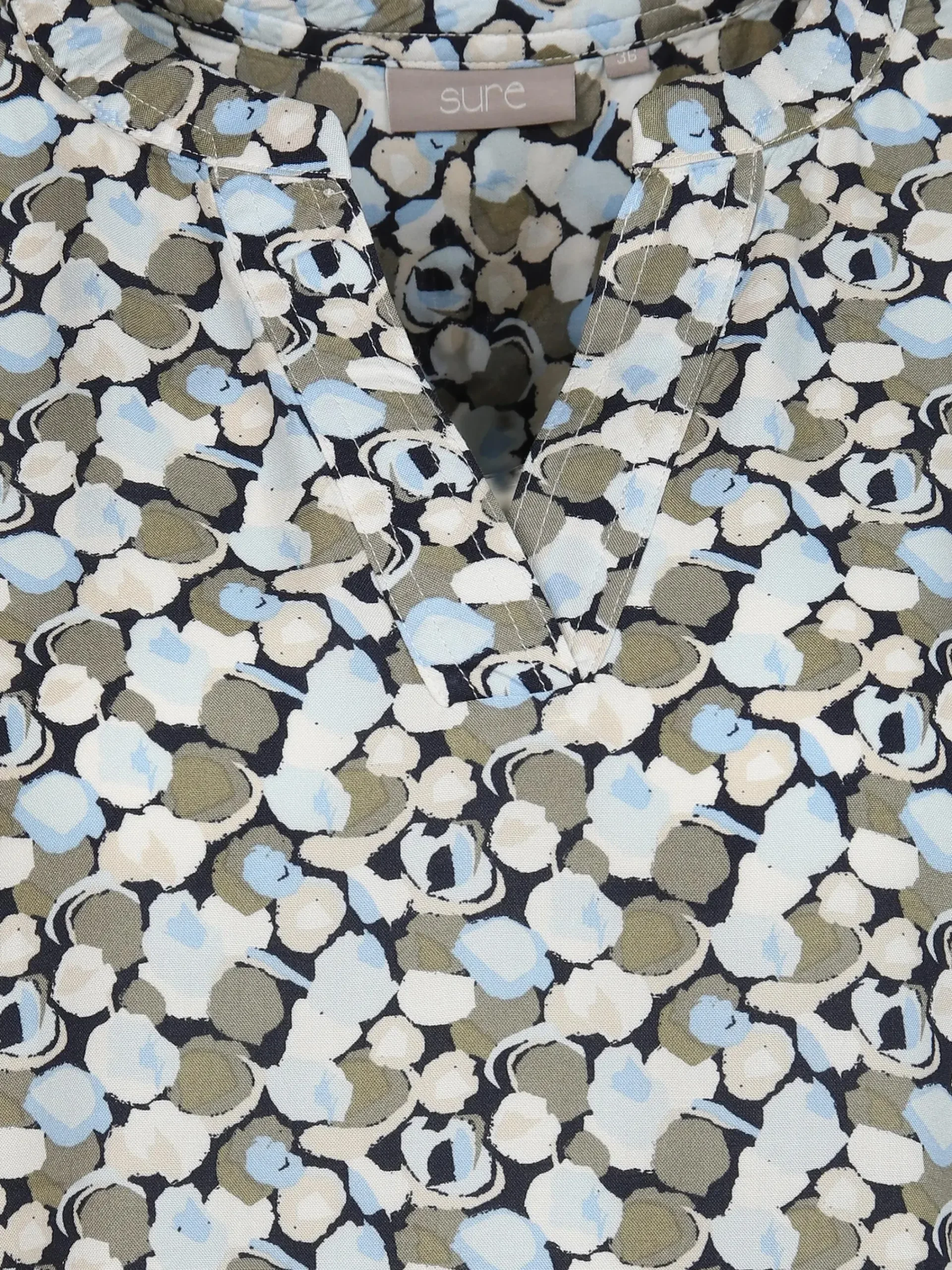 Damen Sure Damen Schlupfbluse mit Alloverprint