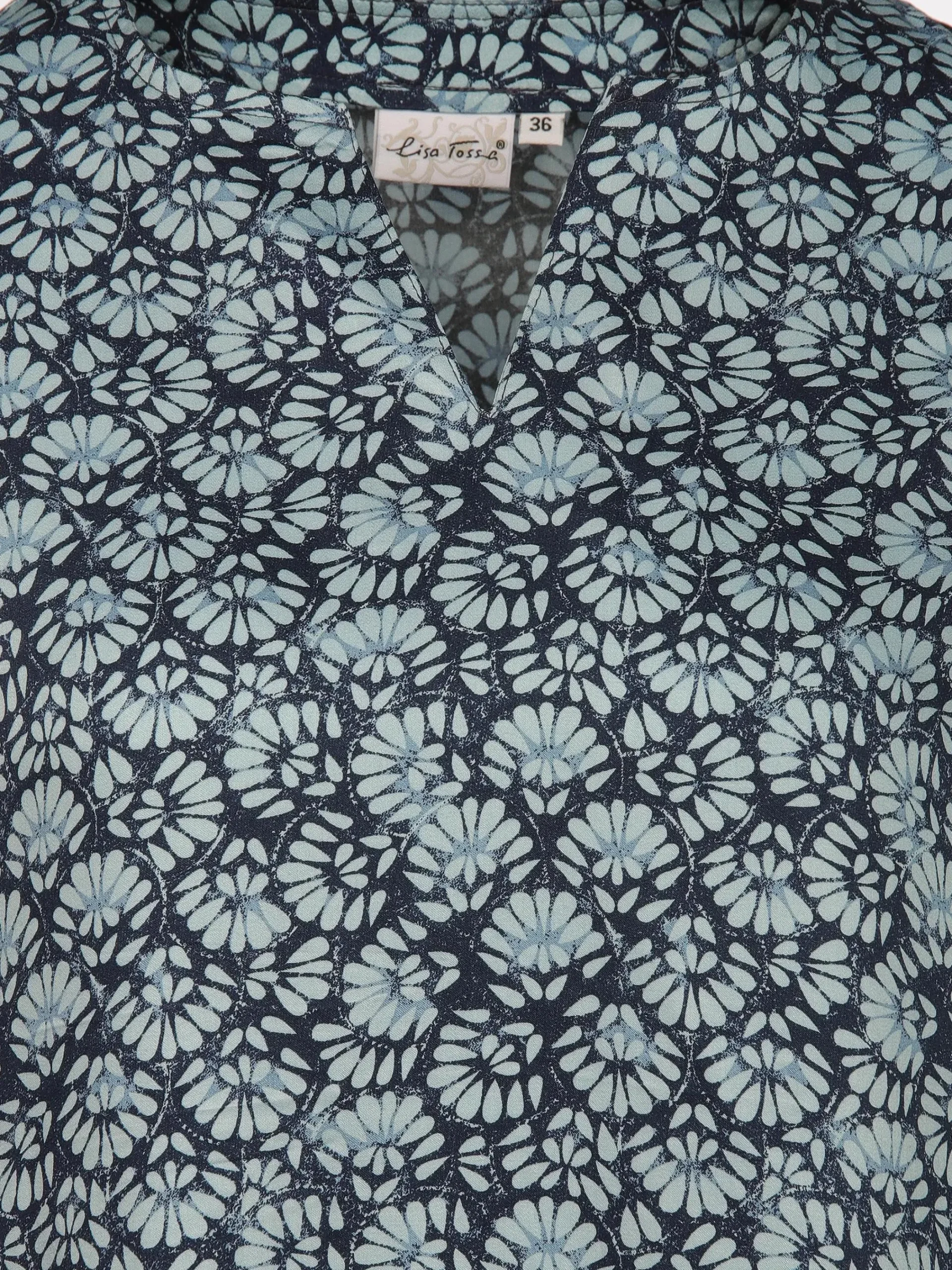 Damen Lisa Tossa Damen Schlupfbluse mit Muster