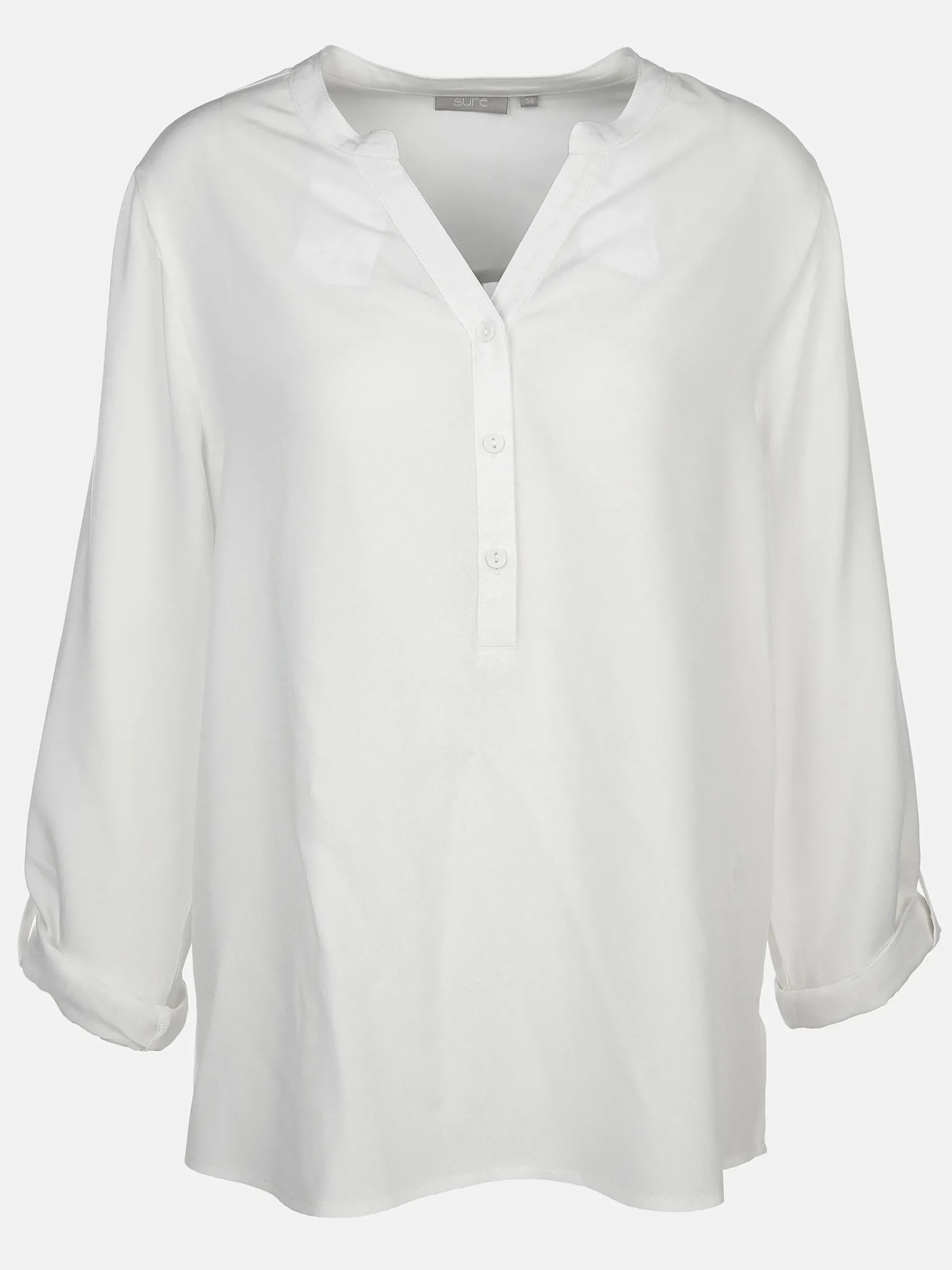 Damen Sure Damen Schlupfbluse unifarben