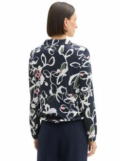 Damen Tom Tailor Damen Schlupfshirt mit Alloverprint