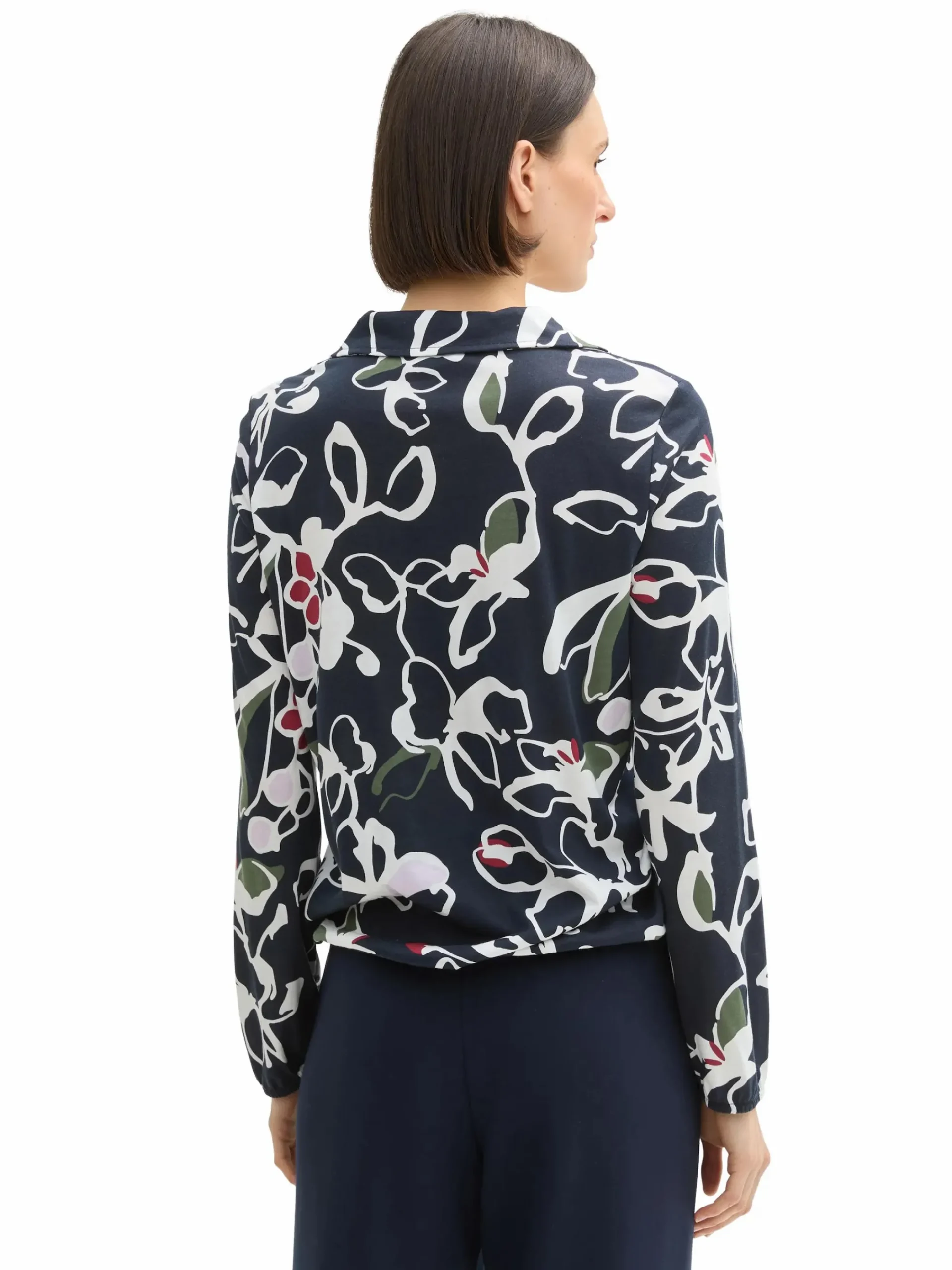 Damen Tom Tailor Damen Schlupfshirt mit Alloverprint