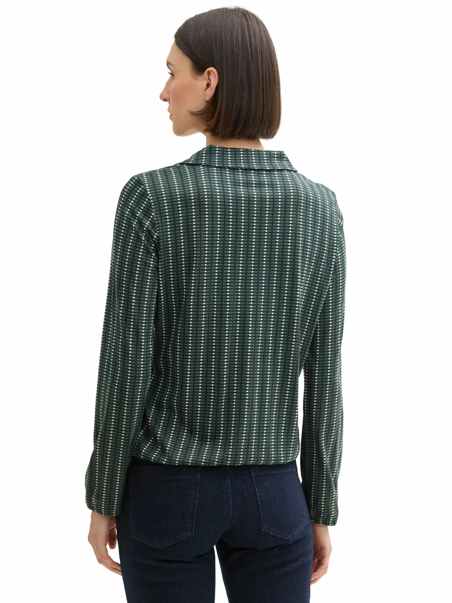 Damen Tom Tailor Damen Schlupfshirt mit Alloverprint