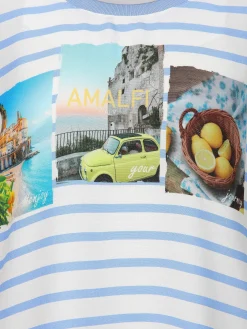 Damen Lisa Tossa Damen Shirt aus Materialmix