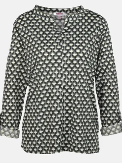 Damen Stooker DOB Damen Shirt im abstrakten Dessin