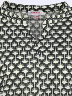 Damen Stooker DOB Damen Shirt im abstrakten Dessin