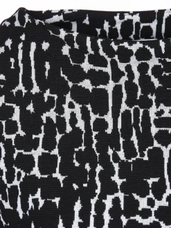 Damen Street One Damen Shirt mit 7/8 Arm im abstrakten Dessin