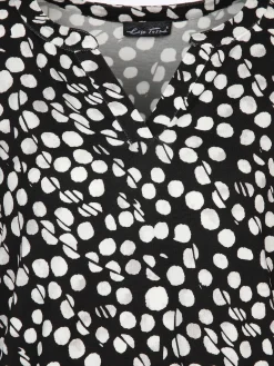 Damen Lisa Tossa Damen Shirt mit 3/4 Arm und Minimalprint