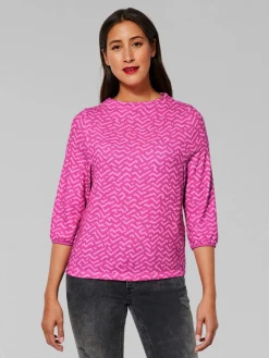 Damen Street One Damen Shirt mit 3/4 langem Arm