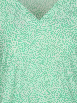 Damen Sure Damen Shirt mit Alloverprint und 3/4 Ärmel