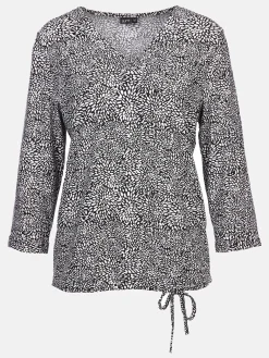 Damen Sure Damen Shirt mit Alloverprint und 3/4 Ärmel