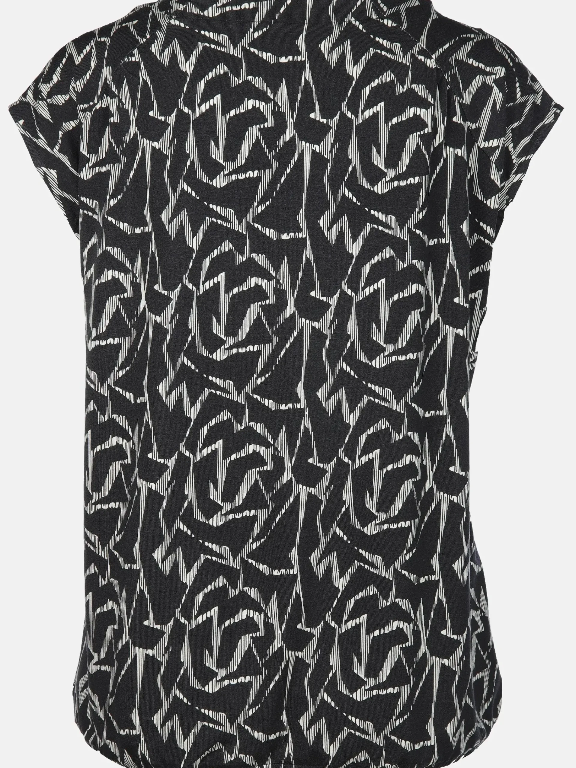 Damen Sure Damen Shirt mit Alloverprint und Gummibund