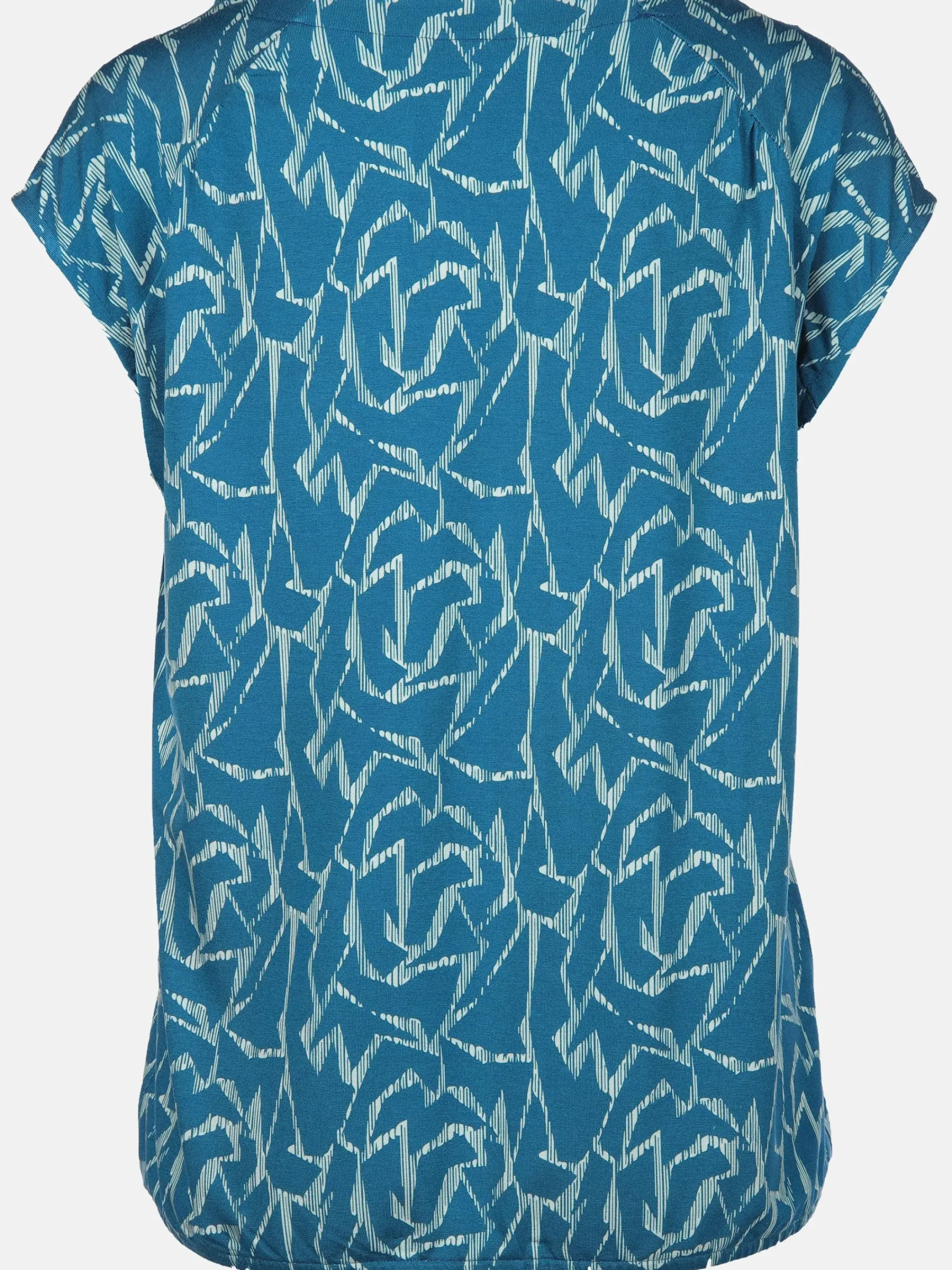 Damen Sure Damen Shirt mit Alloverprint und Gummibund